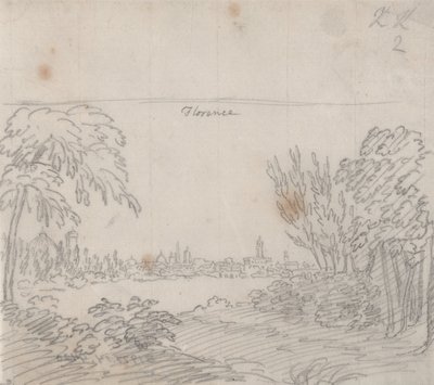 View of Florence from South Bank of the Arno by John Robert Cozens